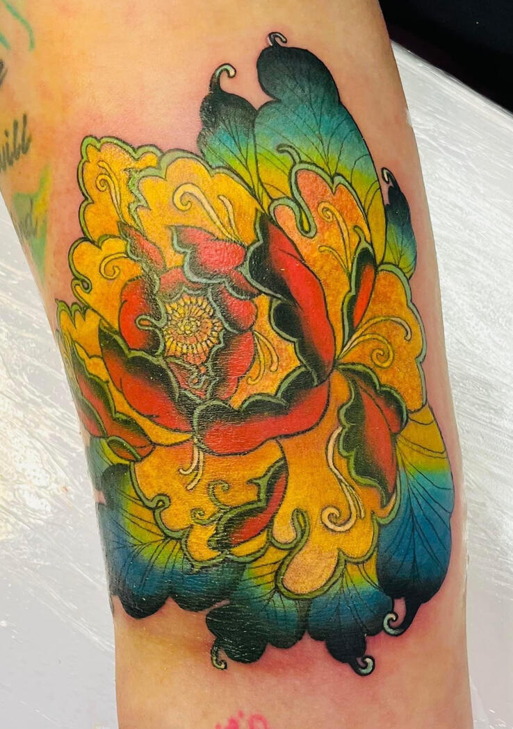 Vivid peony