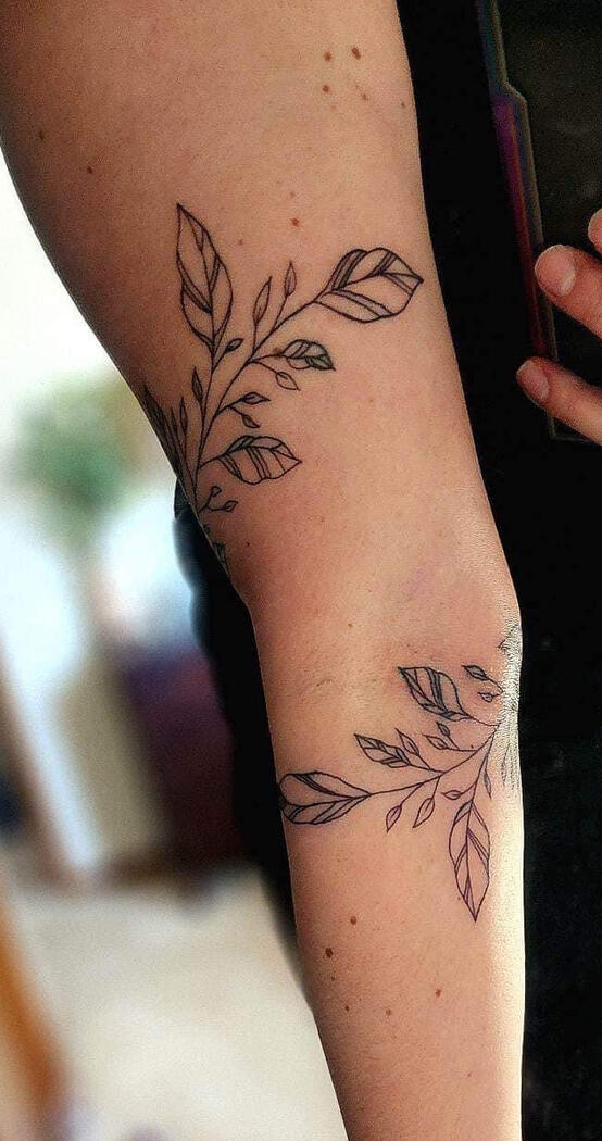 Leaf wrap around